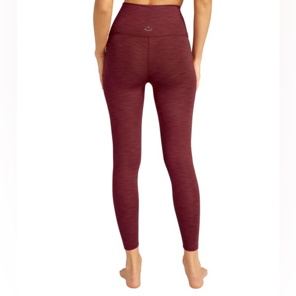 Beyond Yoga Heather Rib High Waisted Midi Leggings